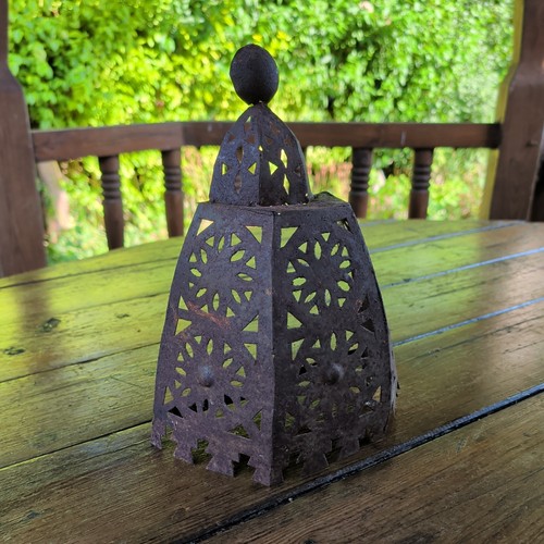 Vintage moroccan metal wall - metal,