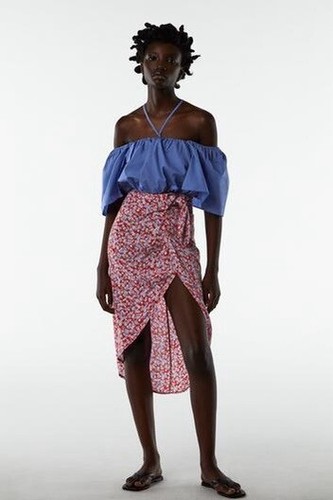 Zara bardot crop top - zara, new