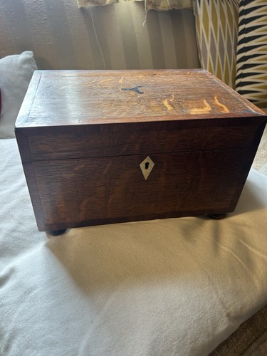 Antique victorian oak sewing - antique,