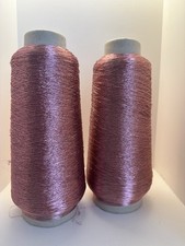 Luxury Pink Metallic Yarn x2