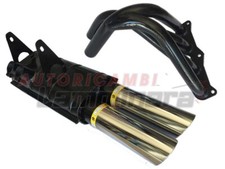 Sport muffler + manifold Fiat