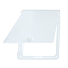 Access Door White Pinch Lock - 412005 static caravan