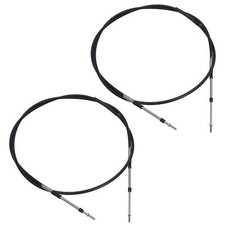 2pk Multiflex Boat Engine Control Cable 16ft for Yamaha Suzuki Honda Outboards