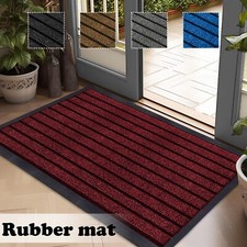 Anti Slip Door Mat Indoor Outdoor Washable Rug Small &Large Waterproof Floor Mat