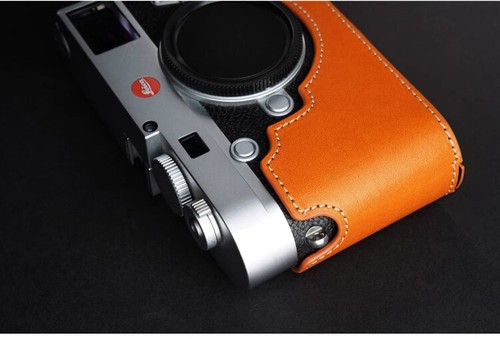 Leather half case for leica - leather,