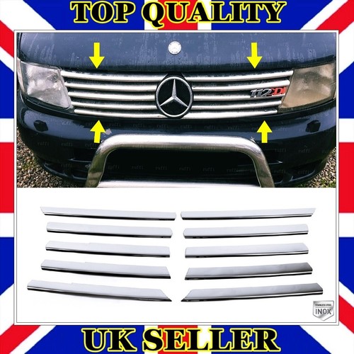 Chrome front grill pcs - 10,