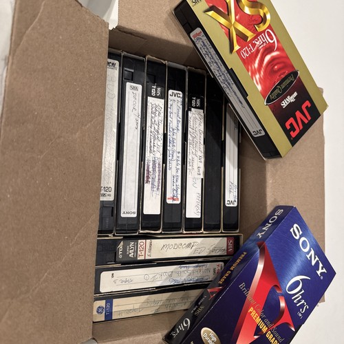 Used blank vhs - vcr, tapes