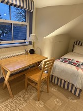 Beautiful Solid Oak Desk And