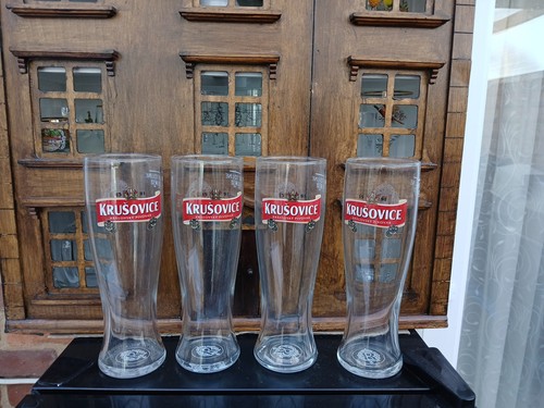 Krusovice pint glass - 4, x