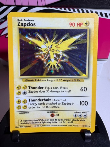 Pokémon tcg zapdos base - tcg, set