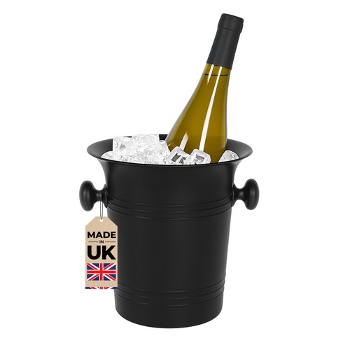 Black ice bucket - black, litre