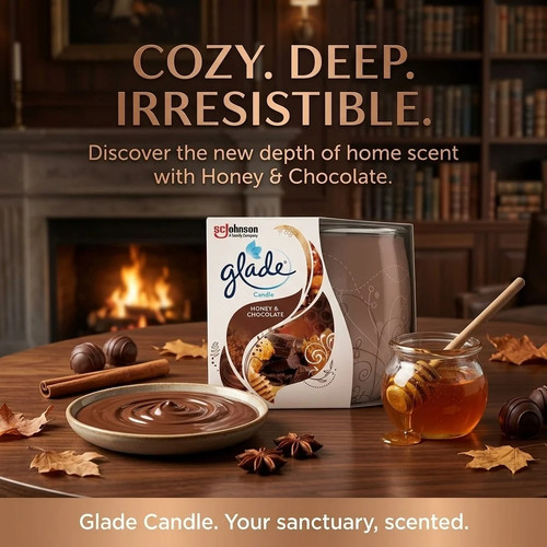 Glade scented candle honey - 6,