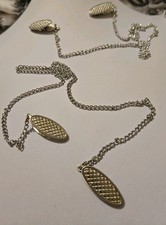 Napkin Clips Silver Metal X 2