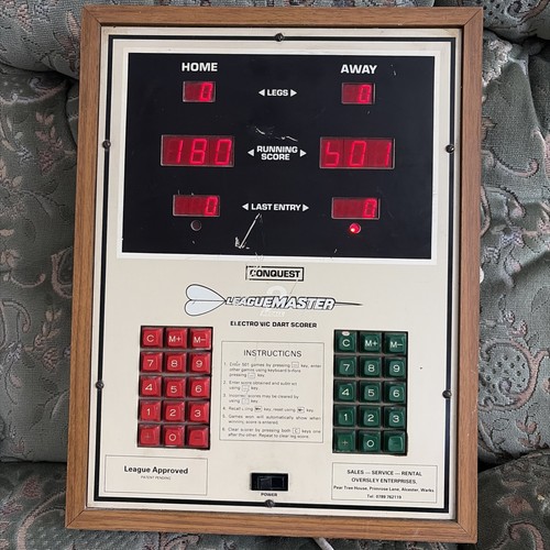 Conquest dart scorer league - conquest,