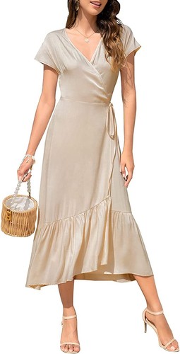 Women dress line v neck - dress,