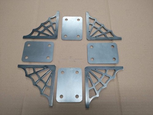 Spider web steel gussets - 4,