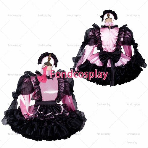 Sissy maid satin lockable - maid,