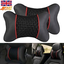 2x Premium Car Seat Head Neck Rest Cushion Chair Support Pillow Back Headrest UK