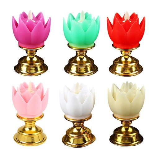 Lotus lamp buddha - lamp, led