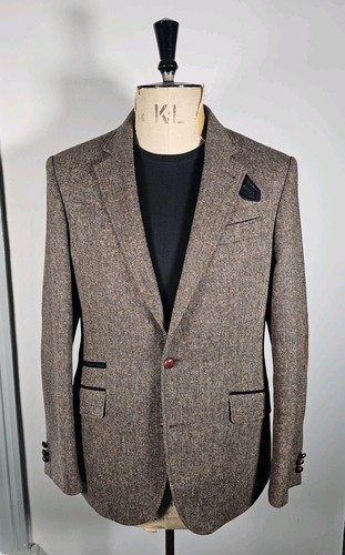 Simon carter mens tweed jacket - tweed,