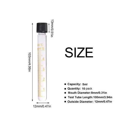 Glass centrifuge tube with - centrifuge,