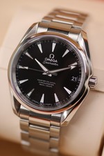 OMEGA Aqua Terra Mens Black Watch Full Set 39mm 12m Warranty 231.10.39.21.01.001