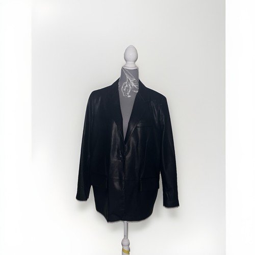Stunning zara black faux - black,