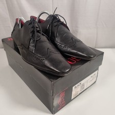 Jeffery West J341 Ghibli Black Soft Leather Shoes UK 8 Boxed & Bag Fast Dispatch