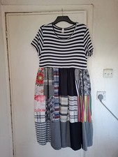 WENDY TRENDY PATCHWORK DRESS..ONE SIZE