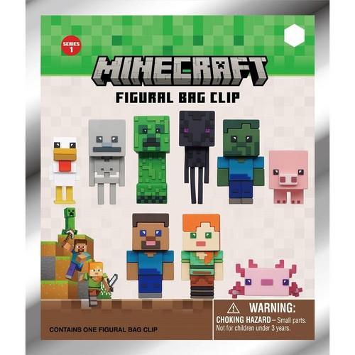 Minecraft blind bag keychain - bag,