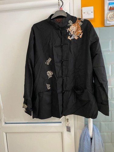 Chinese black jacket linen - chinese,