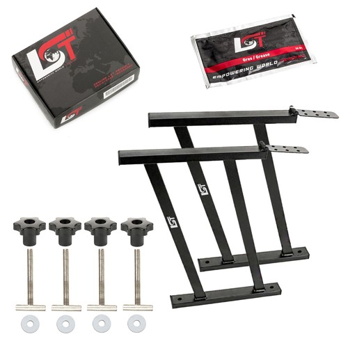 Mounting rails with - , hinge