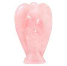 Rose Quartz Guardian Angel Natural Crystal Stone Of Love-FREE SHIPPING!