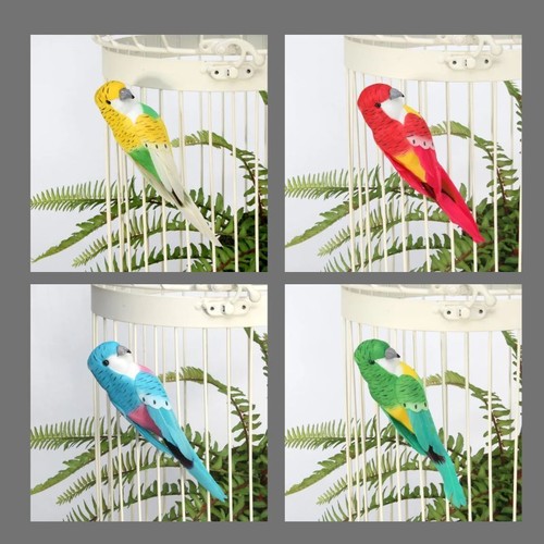 Artificial decorative budgie - artificial,