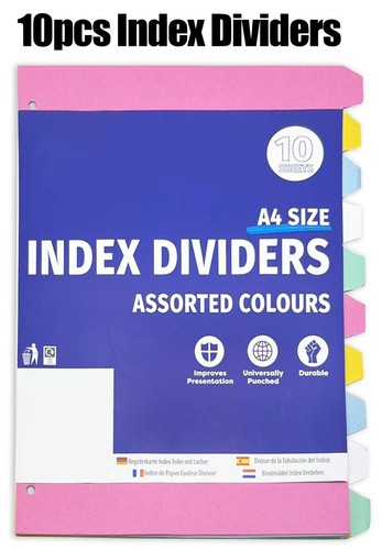 Index dividers part - 10,