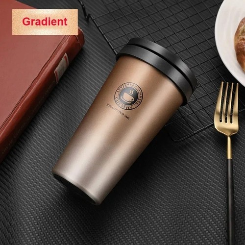 Insulated travel coffee mug - coffee,