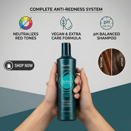 Fanola wonder red shampoo - fanola, no