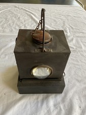Vintage Antique Oil Lamp British Rail Signal Railway Lantern Railroad Railwayana