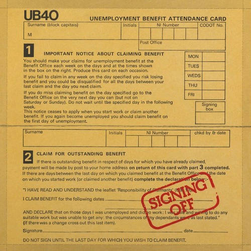 Ub40 signing off - ub40,
