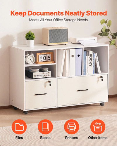 Drawer wooden file cabinet - 2,