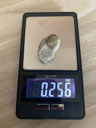 Gold ore mineral - gold,