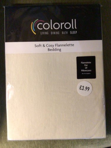 Coloroll pair flannelette - of,