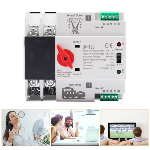 Automatic transfer switch dual - transfer,