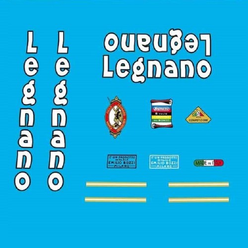 Legnano bicycle frame - legnano, decals