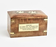 Solid Wood Cremation Ashes Pet