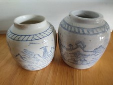 2X  VICTORIAN  GINGER  JARS  CIRCA  1890/1900