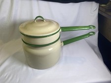 VINTAGE GREEN -CREAM  ENAMEL