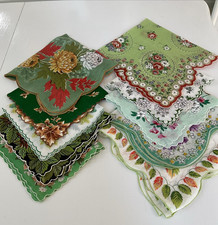 Vintage Ladies Hankies Lot Of