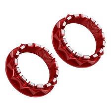 Rear Wheel Nuts set Red For