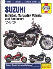 SUZUKI VS750,VS800 INTRUDER,VZ800 MARAUDER,VL800 VALUSIA HAYNES MANUAL 1985-2006